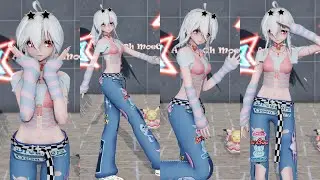♥ MMD 4K 2023 ♥ザムザ•Y2K Haku ❤◕㉨◕❤