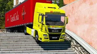 Cars vs Stairs - BeamNG.Drive