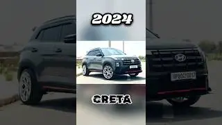 Evolution of Hyundai Creta 🔥 (2015 ~ 2024) #shorts #virel #creta #supercar