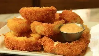 Mozzarella Stuffed Onion Rings