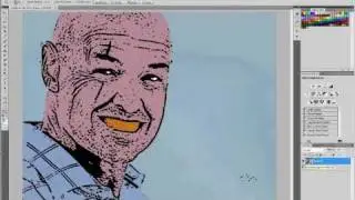 John Locke Cartoon - Photoshop CS5