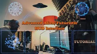 Advanced Alien/Futuristic HUD Interface - AE Tutorial - no plugins