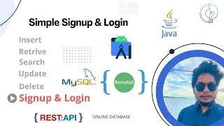 Login and Create User profile using SQL Database in Android | Lecture 9
