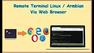 Remote Terminal (Shell) Linux Server / Armbian Server Lewat Web Browser [ Share Terminal Over Web ]