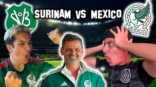 OPINIÓN PARTIDO SURINAM 🇸🇷 VS MEXICO 🇲🇽