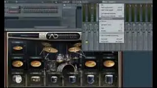 Раскладка на микшер Addictive Drums в FL Studio
