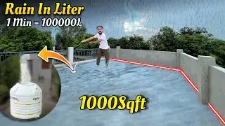 1 Minute = 100000 Liter Rain🌧️🤯 || 1000 Sqft की छत में 1 मिनट में कितने हज़ार लीटर बरसात होती है !!