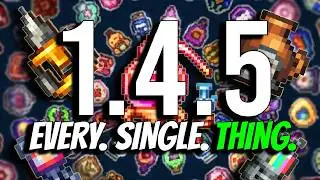 Absolutely EVERYTHING in Terraria 1.4.5... for Builders