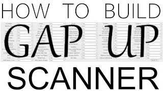 Learn how to create a scanner with real examples & tickers