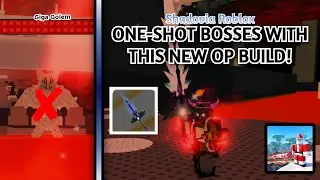 ONE-SHOT BOSSES with this NEW OP BUILD! | Shadovia Roblox