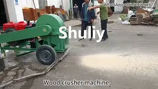 Turning Waste into Wealth: Witness the Power of Our Wood Crusher Machine! ♻️