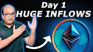 Huge Inflows in Ethereum ETF on Day 1!