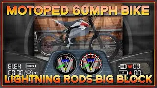 Motoped 60MPH Bike - Lightning Rods Big Block XL - High Voltage Tuned!