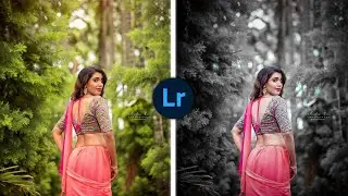 Light Blue And Black Effect Tone Lightroom Photo Editing Tutorial