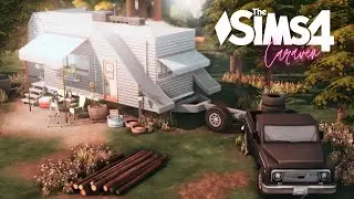 🌲Caravan Camper Home - The Sims 4 - Speed Build (NoCC)