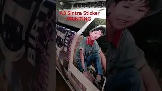 A3 Sintra Sticker PRINTING #youtubeshorts