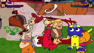 Mugen Request Fred Flintstone & Barney Rubble vs Pablo & Tyrone