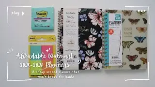 Affordable Walmart Planners 2025/2026 | Cheap Second Planner | Blue Sky Planner & Boss Babe Planner