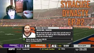 Kick Return TD and Our QB is Hurt(Syracuse Dynasty Ep 2)