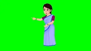 indian wife green screen video