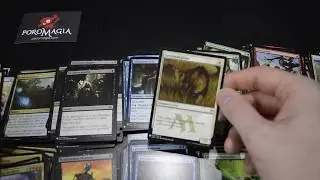 Soft spoken ASMR: Sorting Magic cards and crinkling Mystery Booster wrappers