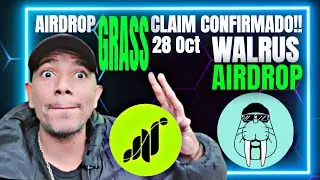 Airdrop Grass Claim CONFIRMADO! Conheça o Novo Airdrop Walrus Blockchain $SUI