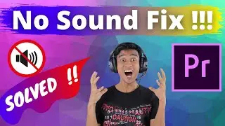 No Audio Adobe Premiere Pro | All Sound Issues | 
