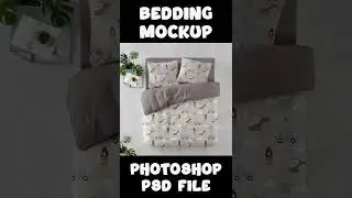 Bedding Mockup - Photoshop File