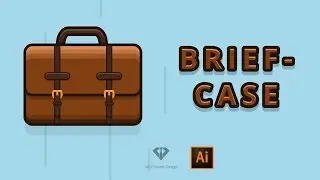 Briefcase - Adobe Illustrator speedart #7
