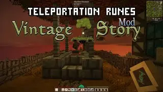 Vintage Story | TELEPORTATION RUNES |(Advanced Teleportation) | Mod Showcase [1.18.7]