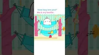 How Lazy Are You? #shorts #molangcartoons #funnycartoonsforkids