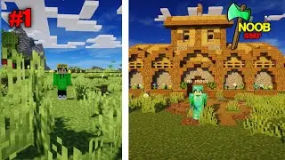 First Day In Minecraft Noob SMP