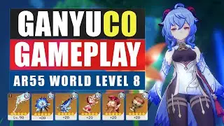 C0 Ganyu Lvl80 Main DPS Gameplay | Genshin Impact 1.2