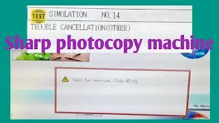 How to clear error code H5-01in Sharp photocopy machine, how to remove error | Daily new solutions |