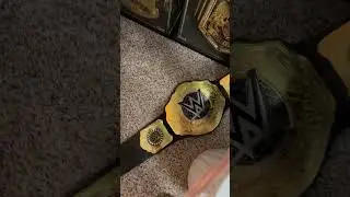 Putting The WWE World Heavyweight Championship Replica Belt Where It Belongs! 