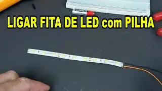LIGAR FITA DE LED com PILHA