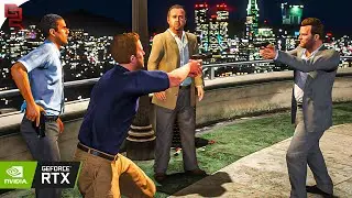 GTA V: 'The Wrap Up' Mission RTX™ 3090 Gameplay [4k] Max Settings - QuantV Graphics MOD