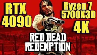 Red Dead Redemption RTX 4090 & Ryzen 7 5700X3D | 4K & DLSS/DLAA/Framegeneration | FRAME-RATE TEST