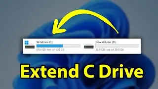 How to Extend C Drive in Windows 11 without Software