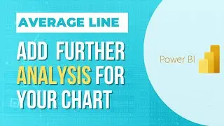 Average line: perform further analysis to your visual