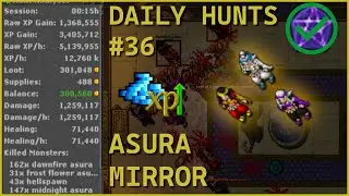 Tibia | Monk 568 | Asura Mirror | Daily Hunt #36