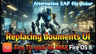 Open files on Fire TV stick 4K MAX 2nd GEN (Fire OS 8): Replacing the system file picker/documentsui