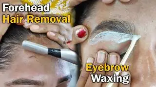 Eyebrow Waxing and Forehead Hair Removal with Machine Tutorial