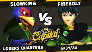 D-AIR CAPITAL - Slowking (Falco) VS. Firebolt (Marth) - Losers Quarters