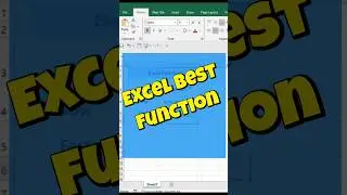 Excel Best Function..  #shorts #excel