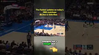 Donte DiVincenzo's Hot Shooting Ignites the Starting Lineup!  #nba #nbahighlights #newyorkknicks