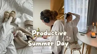 How to have a productive day in summer vacations 🌊✨| Summer vacations productive routine