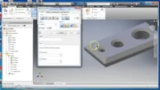 Assembling and Constraining (2) Parts in Inventor
