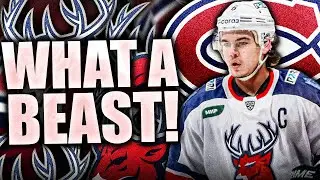 THIS HABS PROSPECT JUST PLAYED ALMOST 40 MINUTES IN ONE GAME…