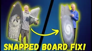 Surfboard repair | Fully snapped board fixed!